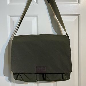Laptop shoulder bag Banana Republic Olive Green